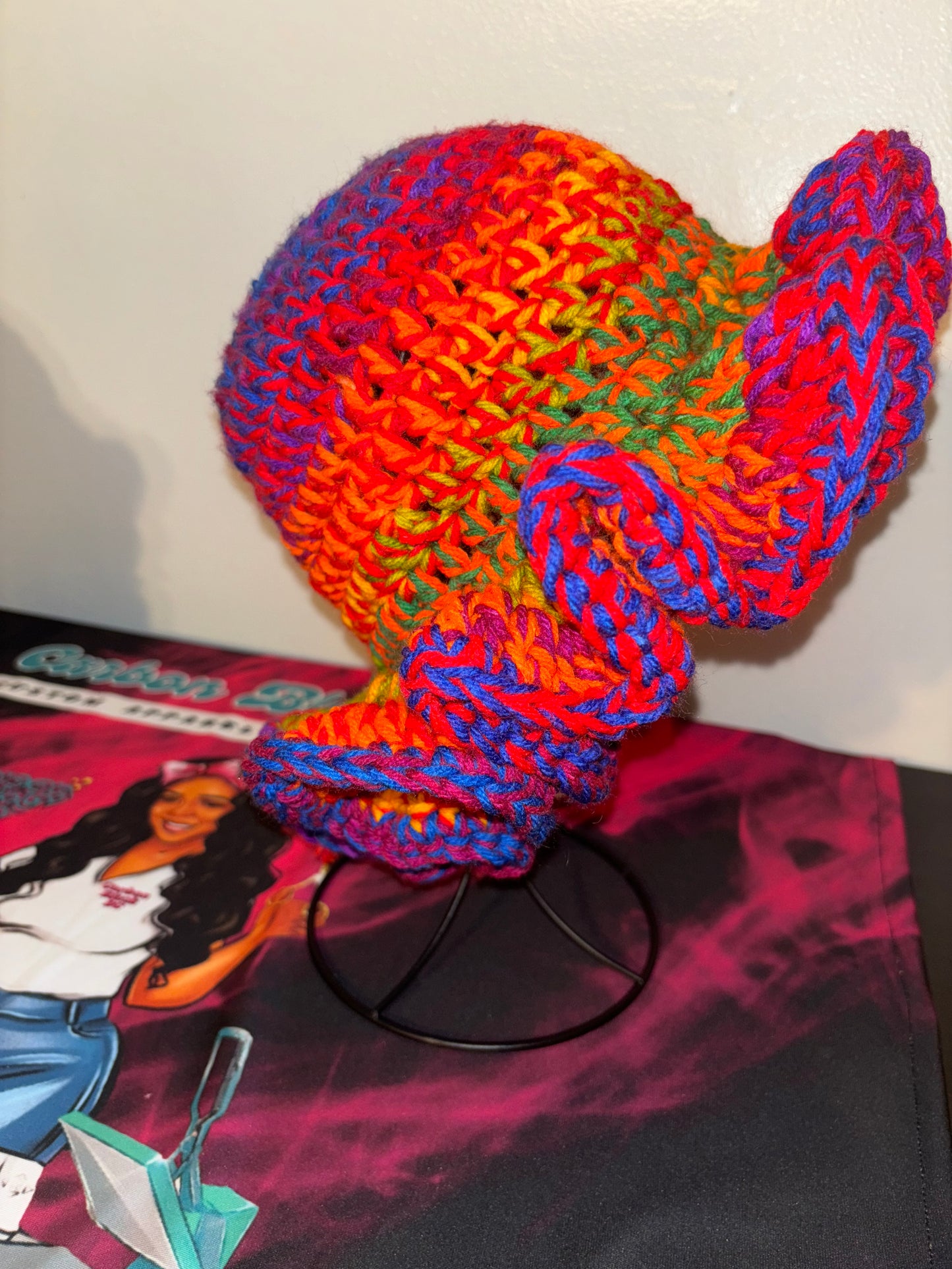 Custom Crochet Ruffle Hat