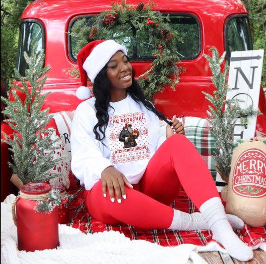 The Original Rich Baby Daddy Ugly Sweater Unisex Sweatshirt