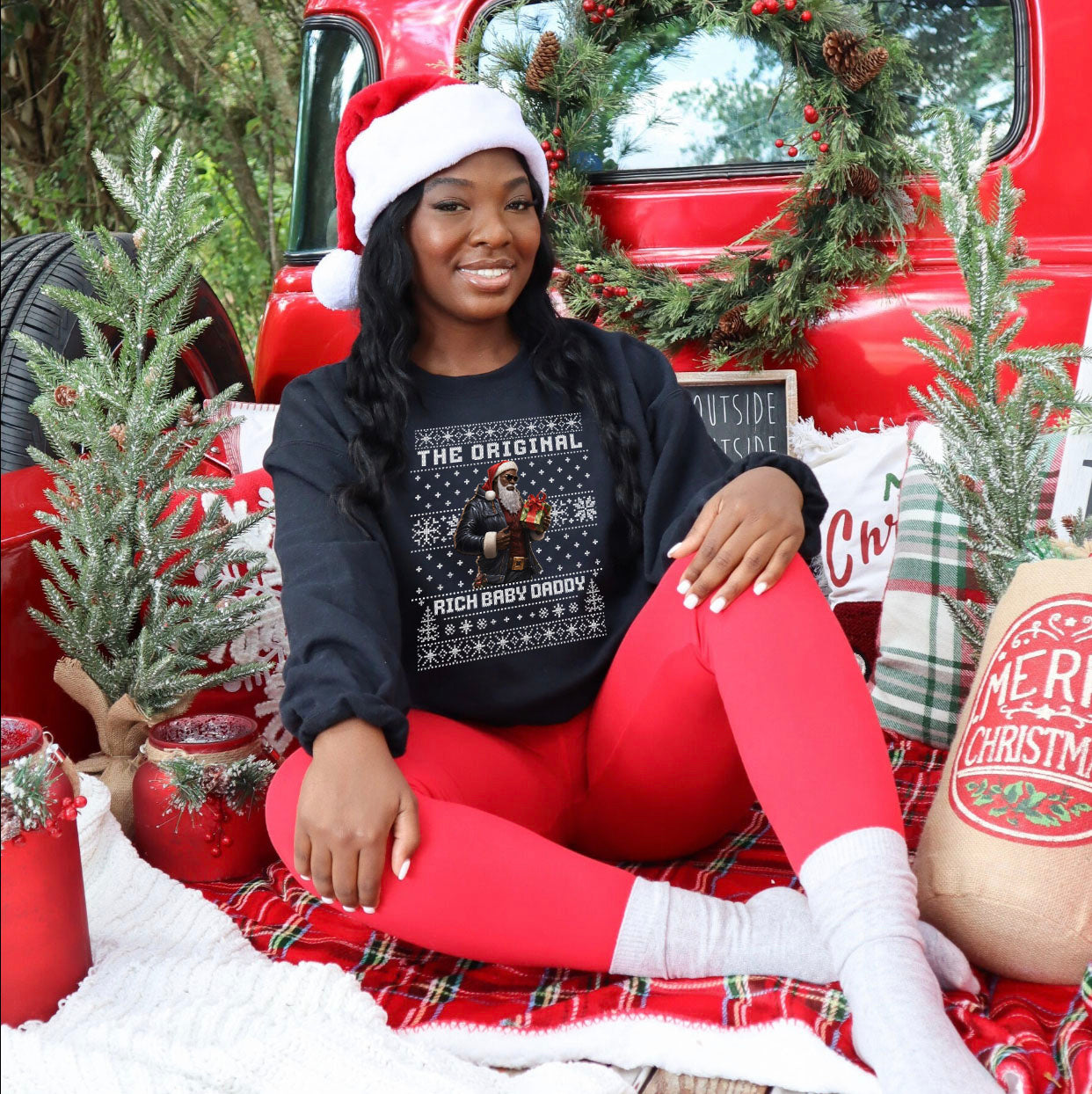 The Original Rich Baby Daddy Ugly Sweater Unisex Sweatshirt