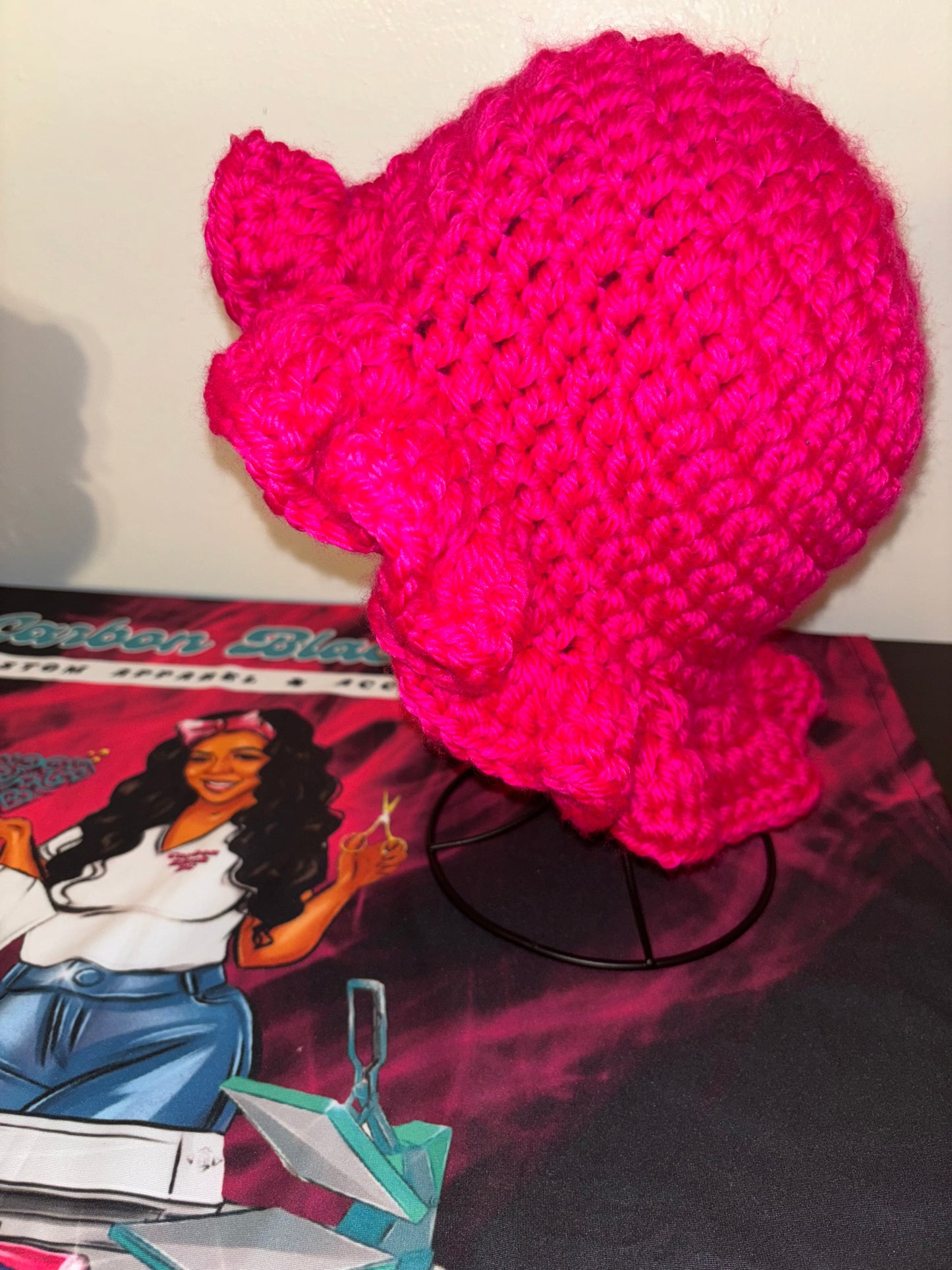 Custom Crochet Ruffle Hat