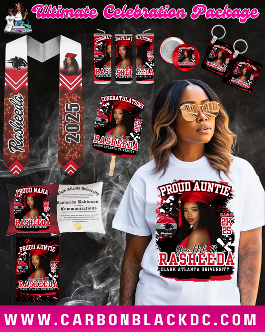 Ultimate Grad Celebration Package (Full Custom Set for Graduation Day!)