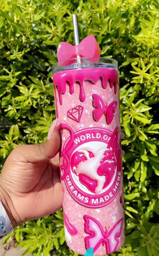 Custom 20oz Skinny Tumblers Sip Loud. Sip Stylish.