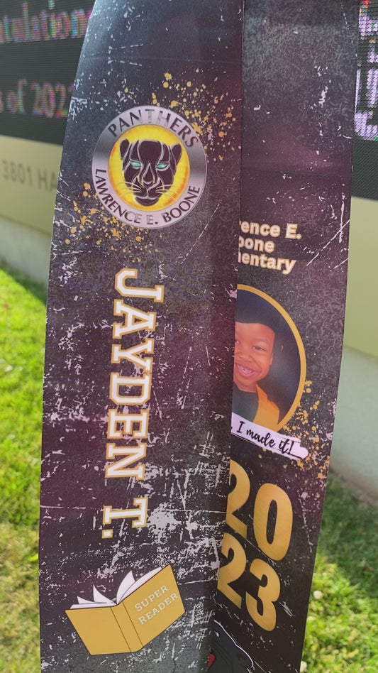 Custom Graduation Stole