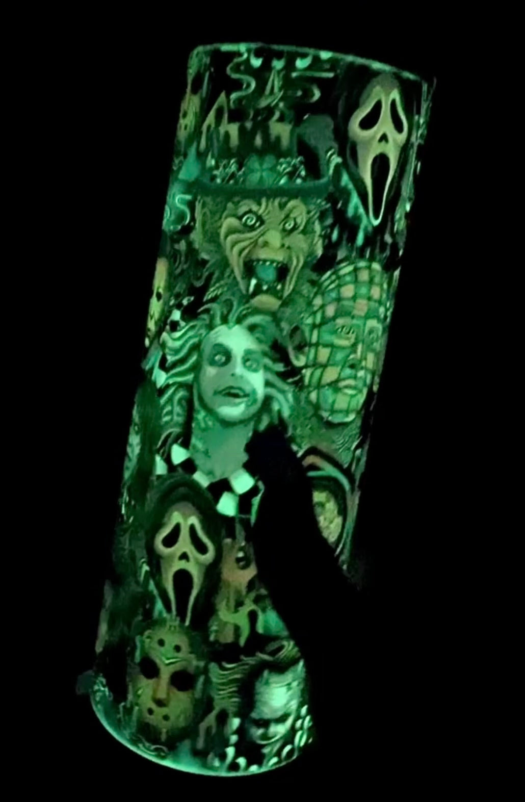 Glow in the Dark Halloween Skinny Tumbler