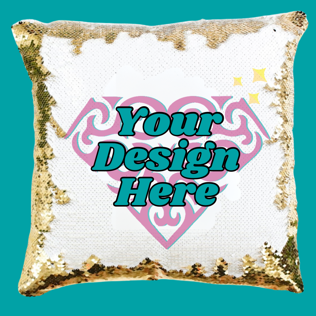 Custom Sequin Pillow